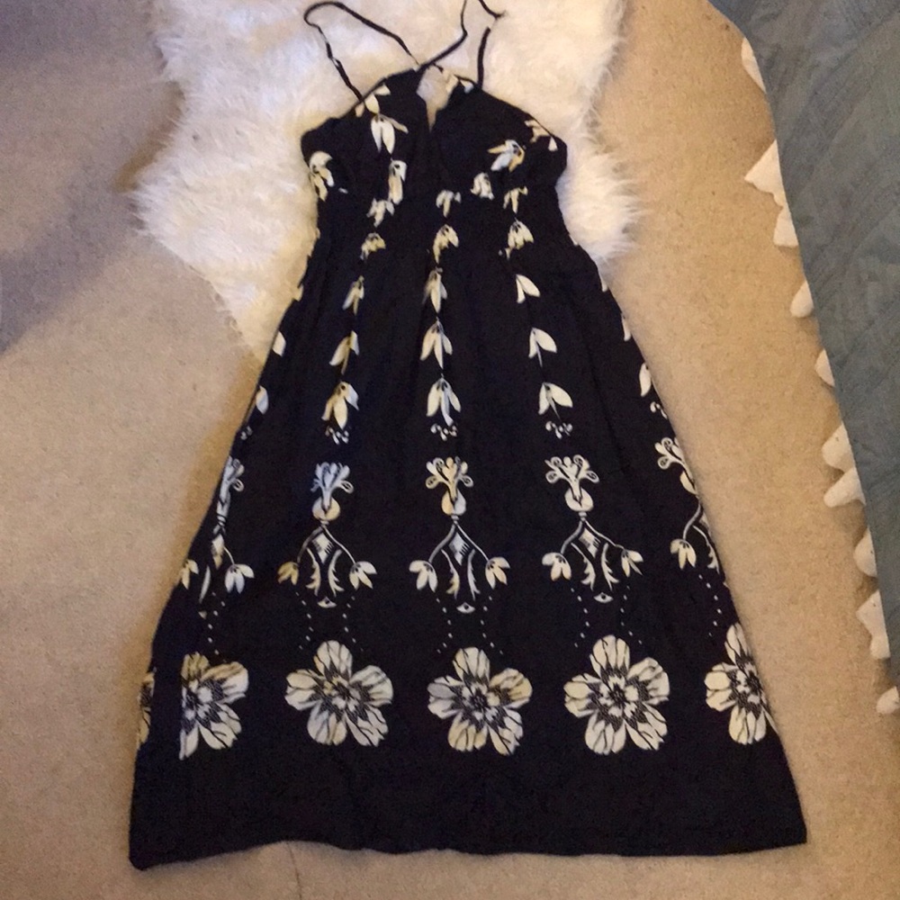Anthro floral dress